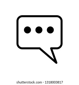 Speech Bubbles icon vector