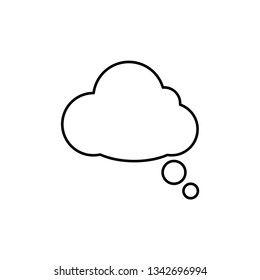 Speech bubbles Icon vector 