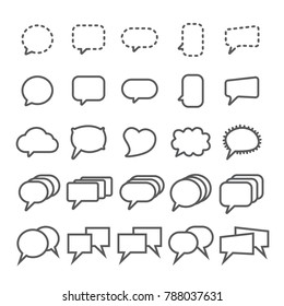 Speech Bubbles icon vector design