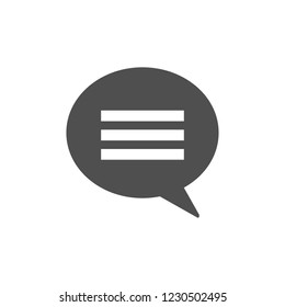 Speech bubbles  icon . Vector  Eps 10 
