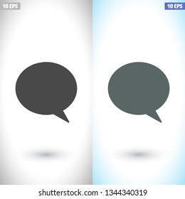 Speech bubbles  icon . Vector  Eps 10 