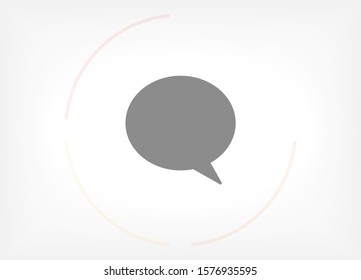 Speech bubbles icon . Vector Eps 10