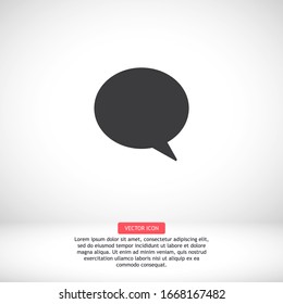 Speech bubbles icon . Vector Eps 10