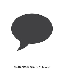 Speech bubbles Icon vector flat design