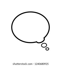 Speech bubbles Icon. Vector illustration.