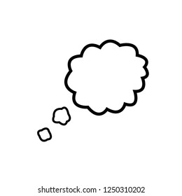 Speech bubbles Icon. Vector illustration.
