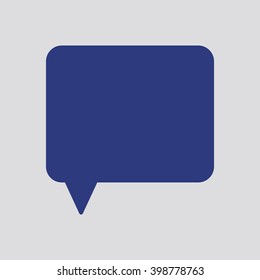 Speech bubbles  icon, vector illustration. Flat design style