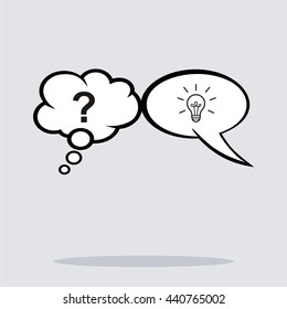  Speech bubbles Icon, Vector illustration