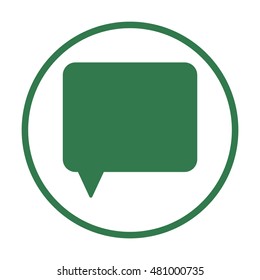 Speech bubbles  icon,vector. Flat design.