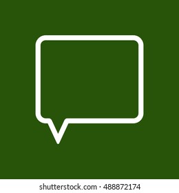 Speech bubbles  icon,vector. Flat design.