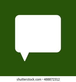 Speech bubbles  icon,vector. Flat design.