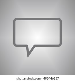 Speech bubbles  icon,vector. Flat design.
