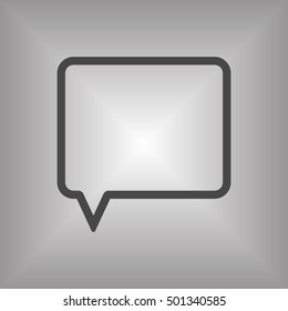 Speech bubbles  icon,vector. Flat design.