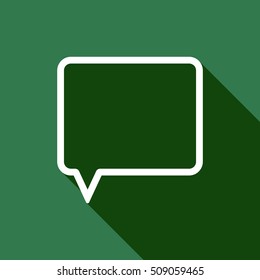 Speech bubbles  icon,vector. Flat design.