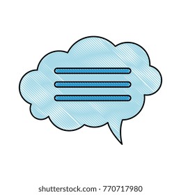 speech bubbles isolated icon