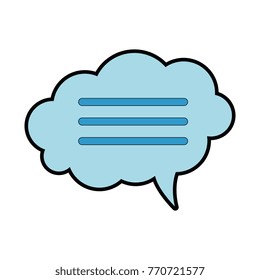 speech bubbles isolated icon