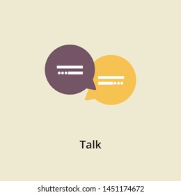 Speech bubbles isolated on white background. Vector Illustration