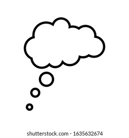 speech bubbles Isolated on white background. Conversation icon