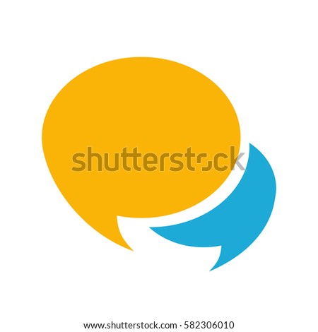 Speech bubbles isolated on white background. Vector Illustration.