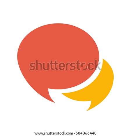 Speech bubbles isolated on white background. Vector Illustration.