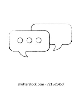 speech bubbles message chat talk concept