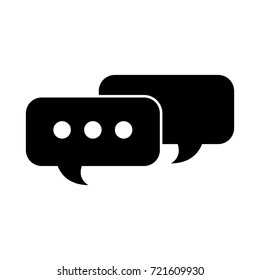 speech bubbles message chat talk concept
