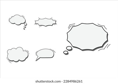 Speech Bubbles Message Design Vector