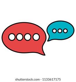 speech bubbles message icon
