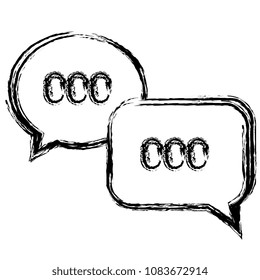 speech bubbles messages icon