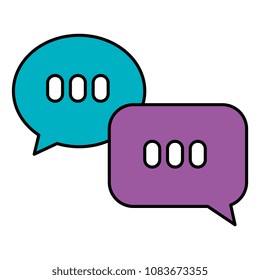 speech bubbles messages icon