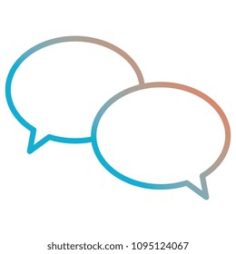 speech bubbles messages icon