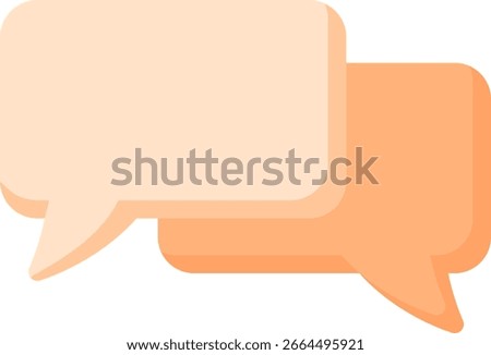 Speech Bubbles: Modern Communication Icon