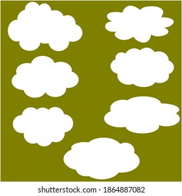 speech bubbles on textured background. Concept of communication, web chat and business dialogue