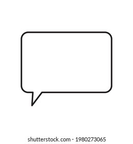 Speech bubbles on a white background. Message icons, dialogue.
Template for social networks. Vector illustration in flat style