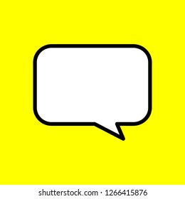 Speech bubbles outline icon