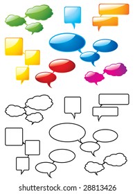 Speech bubbles. Please check my portfolio for more.