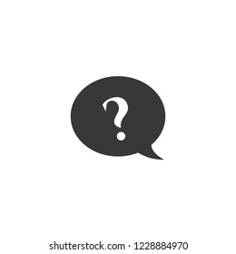 Speech bubbles with question mark