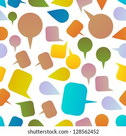 Speech Bubbles Seamless Pattern