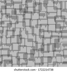 Speech bubbles seamless pattern. Message boxes. Diversity of opinions in the crowd. Symbolic discussion. Black and white vector illustration