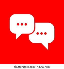 Speech bubbles sign