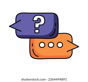 speech bubbles sign vector isolated