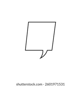 Speech bubbles. Speak bubble text, cartoon chatting box, message box. Blank empty speech icon vector