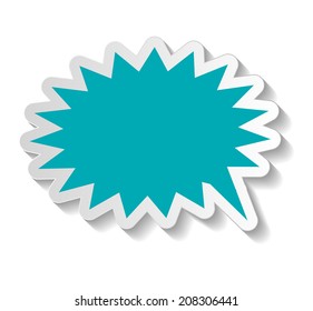 Speech Bubbles Stickers Vector Illustration