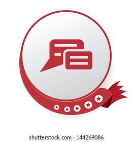 Speech bubbles symbol,vector