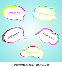 Speech Bubbles , Vector