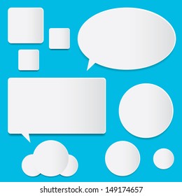 speech bubbles vector