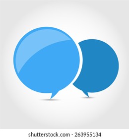 Speech bubbles. Vector 