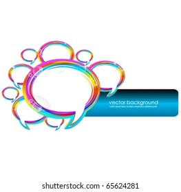 speech bubbles vector