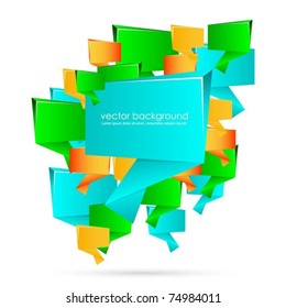 speech bubbles vector design