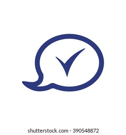 Speech bubbles, vector icon